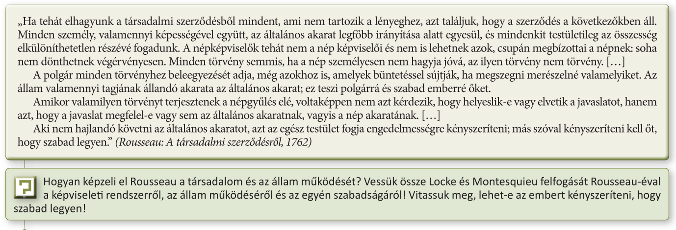 Rousseau társadalmi szerződés