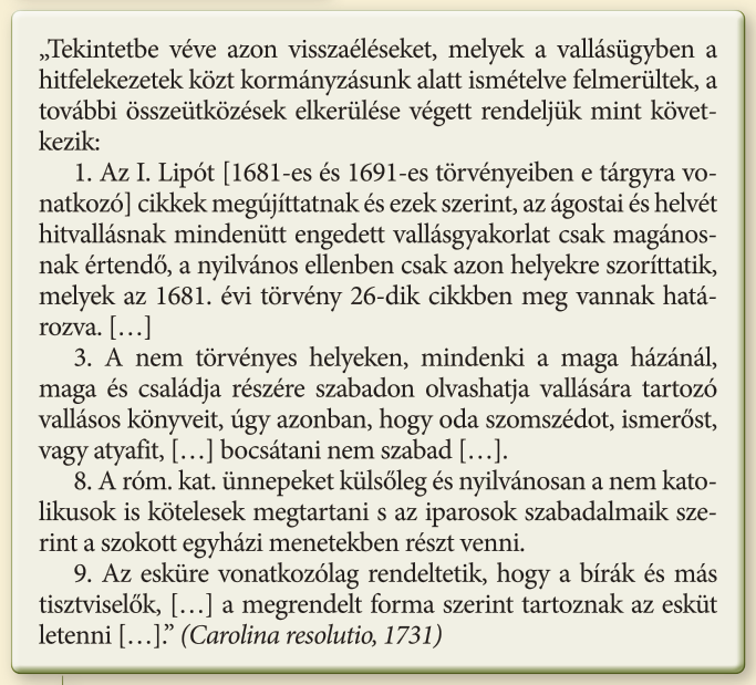 Carolina Resolutio részlet