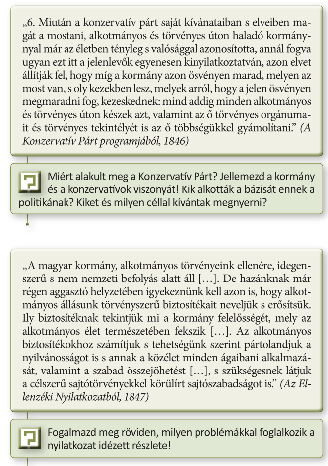 Pártok nyilatkozatai