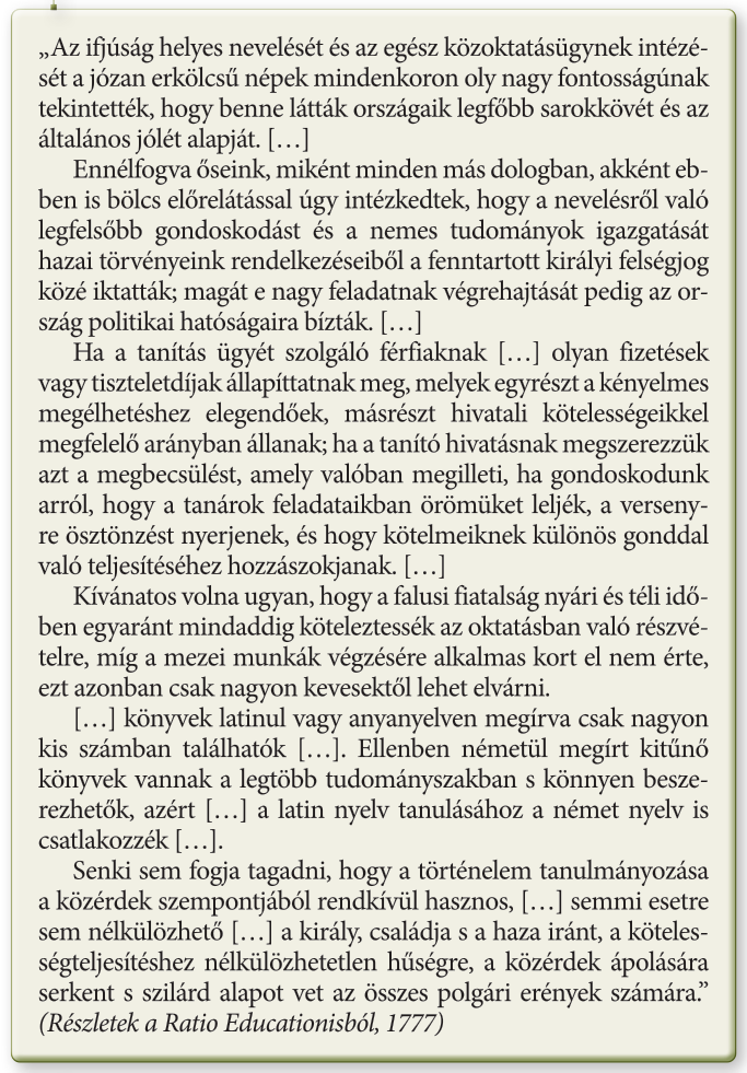 Ratio Educationis részlet